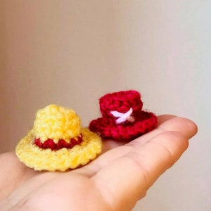 Mini luffy hats