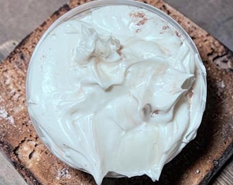 Vanilla Candy Whipped Body Butter: Caramel, Pear, Ylang Ylang, Vegan Skin Care - Natural Moisturiser