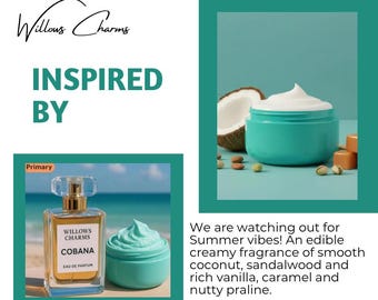 Cobana Whipped Body Butter; Creamy Vanilla & Honey Scent - Natural Body Moisturiser