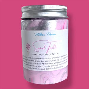 Whipped Marshmallow Body Butter: Sweet Tooth Vegan Organic Skincare