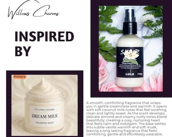 Dream Milk Whipped Soap - Lemon Peel, Creamy Coconut, Soft Almond, Powdery & Warm Tonka Bean