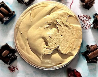 Brazilian Chocolate Body Butter - Coconut & Tonka Whipped Shea Cream - Apple, Peach