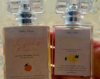 Marshmallow & Lemon Buttercream Eau De Parfum - Unique Strong Perfumes, Travel Parfume, Summer Fragrance, Gourmand, Vanilla