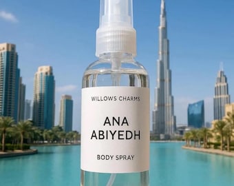 Ana Abiyedh Körperspray - Dubai inspirierter Duft, Moschus, Bernstein und Vanille