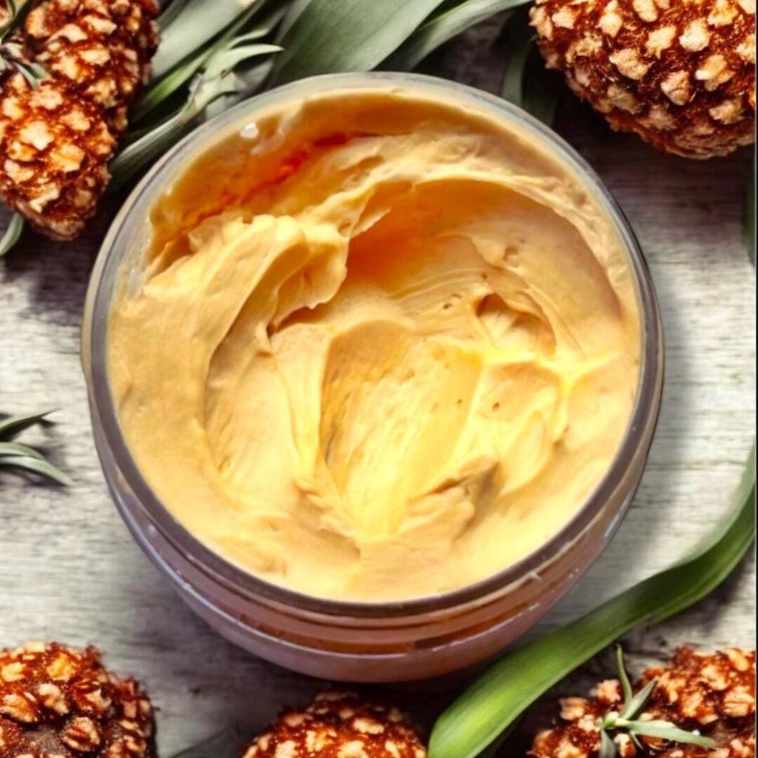 Brazilian Pineapple Whipped Body Butter, Organic Shea & Almond Oil ...