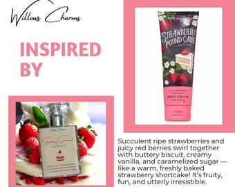 Eau de Parfum Strawberry Shortbread ~ Fragancia gourmand dulce y afrutada con sabor a galleta mantecosa