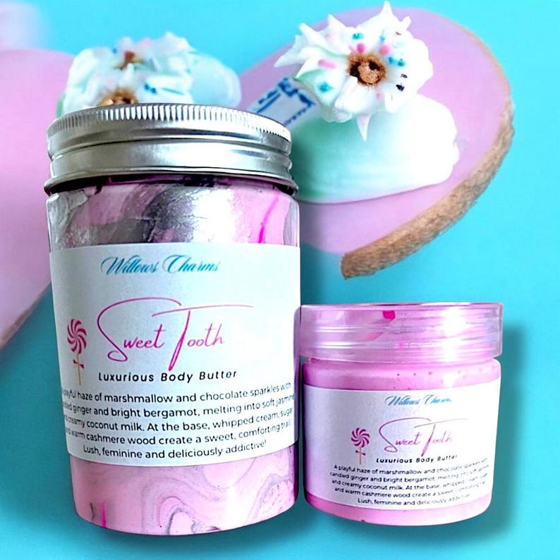 Sweet Tooth Marshmallow & Chocolate Body Butter, Whipped Cream With Ginger image 3