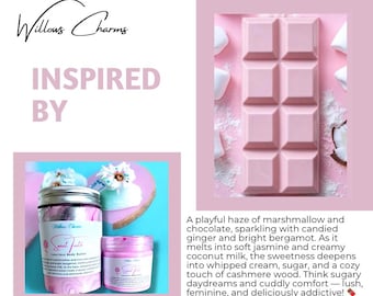 Sweet Tooth Marshmallow & Chocolate Body Butter, Whipped Cream With Ginger