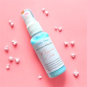 Spray corporel nuages guimauve, vanille fouettée, chocolat, parfum sucré, édition limitée