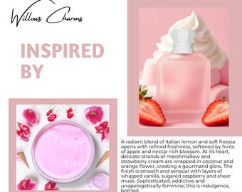 Yum Boujee Body Lotion — Strawberry Cream & Marshmallow, Irresistibly Sweet Featuring Vitamin E
