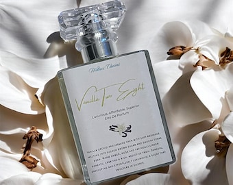 バニラ・トゥーエイト オードパルファム – バニラオーキッド、ムスクオブセッション、トンカビーン、ウォームアンバー