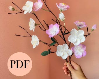 Cherry Blossom Crochet Pattern – PDF Download