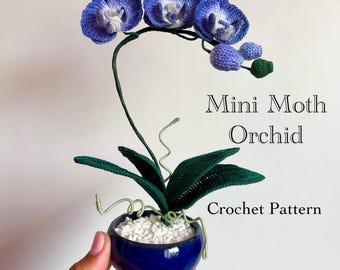 Crochet Mini Moth Orchid PDF Pattern