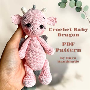 Crochet Baby Dragon PDF Pattern