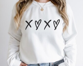 Hugs and Kisses SVG PNG PDF, Xoxo svg, Love svg, Heart svg, Valentines Day svg, Valentine Shirt svg,  Cut File, Hello Valentine Shirt
