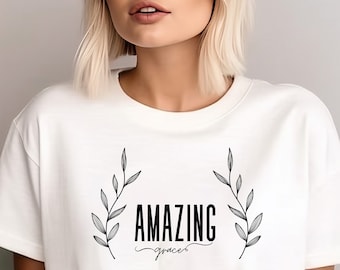 Amazing Grace SVG PNG PDF, Inspirational Svg