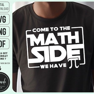 Komm auf die Mathe-Seite, die wir haben Pi SVG PNG PDF, Pi SVG, lustige Mathe Illustration, Pi Day Illustration, Mathe Lehrer Geschenk, Kommerzielle Lizenz