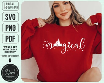 Magical SVG PNG PDF,  Magical and Fabulous, Family Trip Shirt Svg, Tinkerbell Quote Svg, Pixie Dust Svg, Fairy Dust Svg, Commercial License