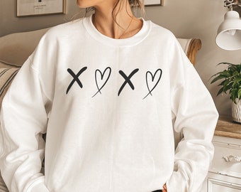 Hugs and Kisses SVG PNG PDF, Xoxo svg, Love svg, Heart svg, Valentines Day svg, Valentine Shirt svg,  Cut File, Hello Valentine Shirt