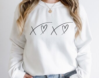 Hugs and Kisses SVG PNG PDF, Xoxo svg, Love svg, Heart svg, Valentines Day svg, Valentine Shirt svg,  Cut File, Hello Valentine Shirt