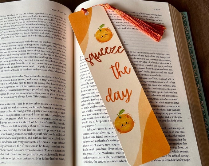 Oranges Bookmark - Etsy