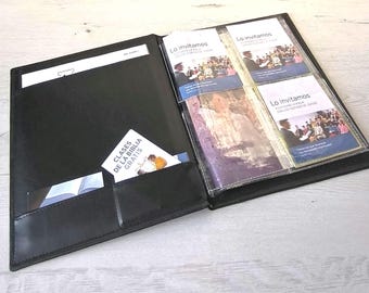 Handgefertigte, stabile Predigtmappe | Robuster Traktathalter, der sich nicht verbiegt | Strapazierfähiger Organizer mit eingenähten Fächern