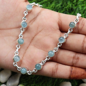 Aquamarine and Diamond Bracelet  Jewellery Discovery