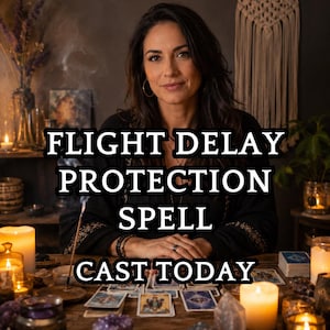 Flight Delay Ritual | Smooth Journey Spell | On Time Travel Ceremony | Same Day Casting + Photo Proof & Certificate