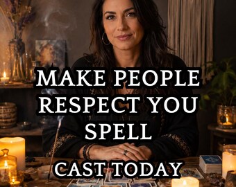 Få folk att respektera dig | Befälhav respektritual | Vara din auktoritet | Casting samma dag + fotobevis och certifikat
