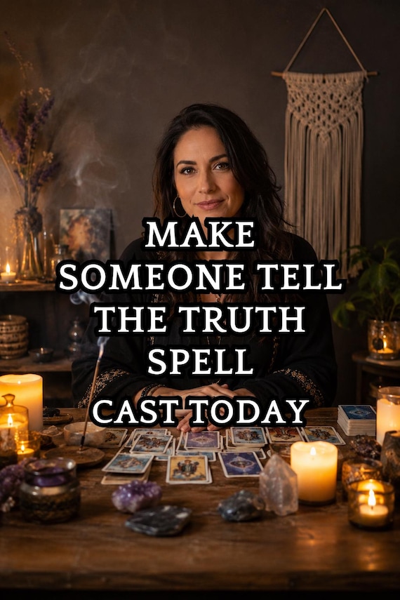 Make Someone Tell the Truth Spell | Confession Spell | Force Honesty | Same Day Casting + Photo Proof & Certificate