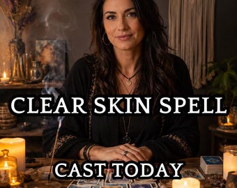 Ritual för klar hud | Ceremoni för strålande hy | Välsignelse för klar hud | Casting samma dag + fotobevis och certifikat