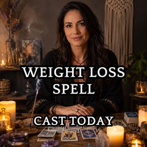 Weight Loss Support Ritual | Feel Light and Confident Ceremony | Body Transformation Blessing | Same Day Casting + Photo Proof & Certificate
