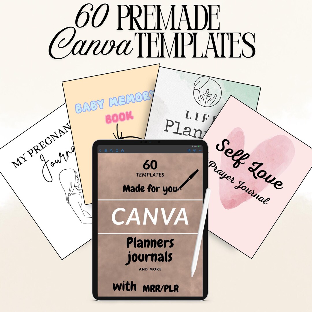 Digital Canva Template Bundle MRR & PLR Rights - Etsy