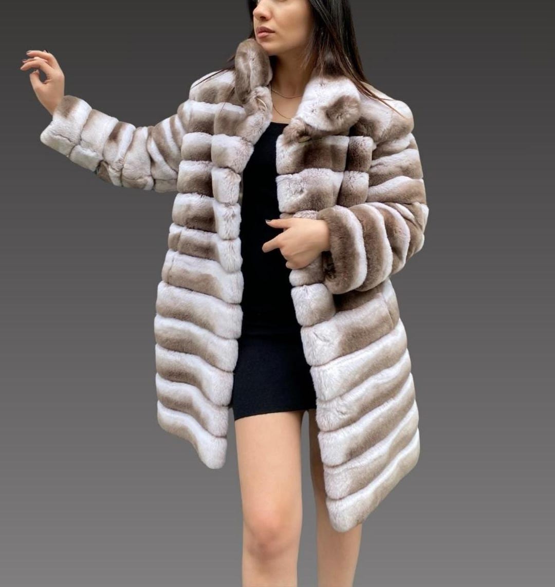 Rex Rabbit Coat Patterns Rex Rabbit Jacket - Premium Rex Fur - Rex Rabbit Fur Jacket - Women Rex ...