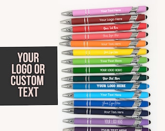 Design Personalised Ink Pen Personalized Pen Stylus Engraved Pen Custom  Pens Bulk Corporate Gift Realtor Marketing Promo Custom Text Pen For Your 