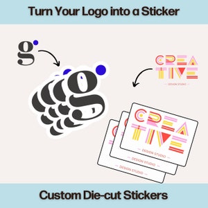 Custom Logo Stickers Custom Stickers Vinyl Stickers Laptop Sticker Business Marketing Swag Employee Merch Personalized Business Stickers
