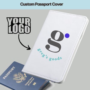 Aangepaste paspoorthoes Gepersonaliseerde paspoorthouder Logo paspoortportemonnee Relatiegeschenken Cadeau ondernemer Aangepast promotieproduct