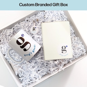 Custom Corporate Gift Box Branded Gift Personalized Coffee Mug Logo Custom Notebook Coworker Gift for Client Welcome Gift for Recognition