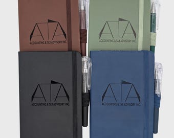 Custom Journal Mini Notebook Engraved Leather Notebook Personalized Gift Custom Notebook Pocket Journal Travel Notebook A6 Branded Merch