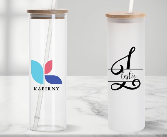 Custom Ice Coffee Cup Custom Logo Glass Coffee Cup Custom Frosted Cups  Personalized Glass Promotional Item Business Swag Custom Glass Coffee - Etsy