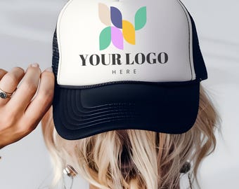 Custom Trucker Hat Custom Logo Hat Personalized Hat Personalized Trucker Cap Monogram Hat Custom Hat Design Business Swag Merch Event Swag