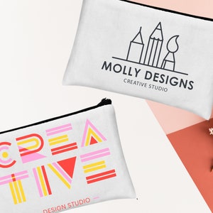 Benutzerdefinierte Portemonnaie Kleine Schminktasche Benutzerdefinierte Make-up Tasche Münzhalter Benutzerdefinierte Geldbörse Kulturtasche Frauen Benutzerdefinierter Text Make Up Personalisierte Tasche