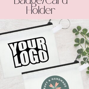 Custom Card Holder Personalized Money Pouch Custom ID Card Holder Personalized Change Purse Coin Holder Custom Text Bag Personalized Pouch