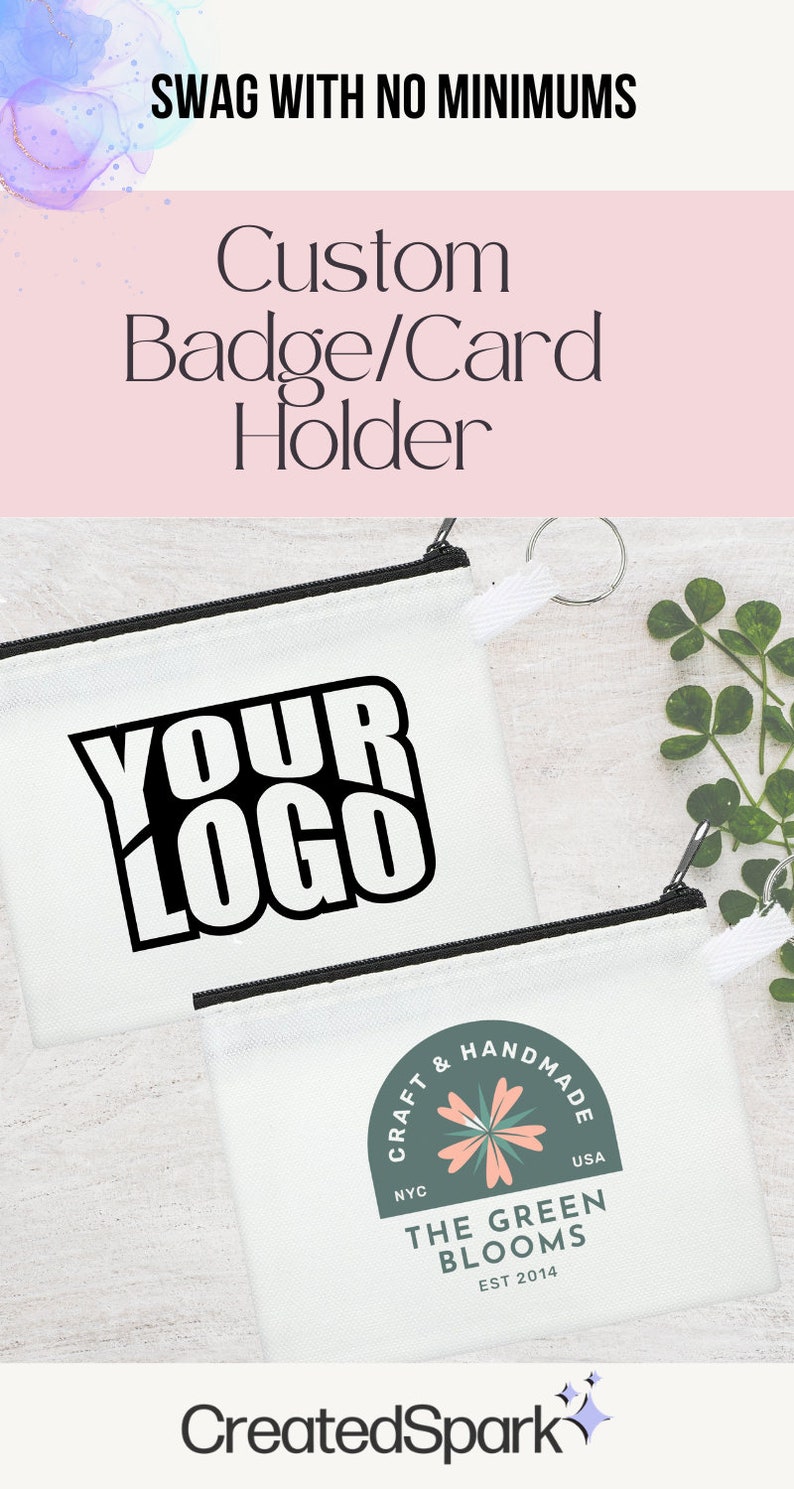 Custom Card Holder Personalized Money Pouch Custom ID Card Holder Personalized Change Purse Coin Holder Custom Text Bag Personalized Pouch