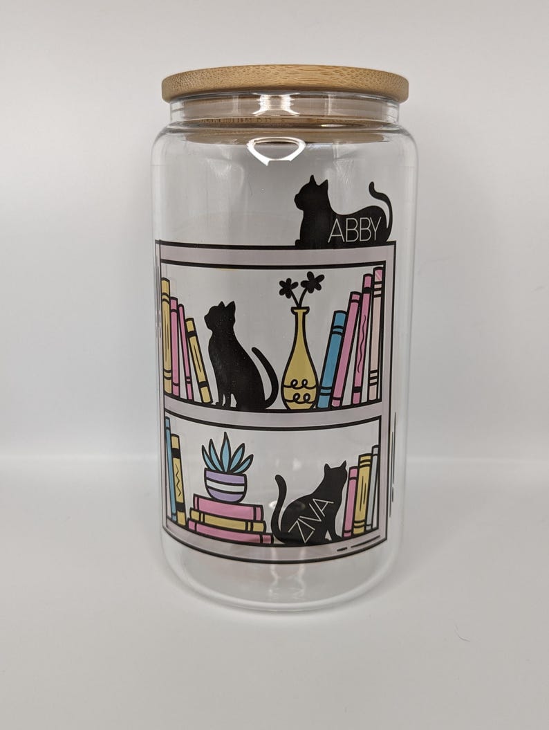 Personalized Cat Lover Gift Box Custom Cat Themed Gift Cat Mom Cat Lover Gift Idea Black Cat Gift Custom Cat Gift Cat Parent Cat Stickers Clear - Bold