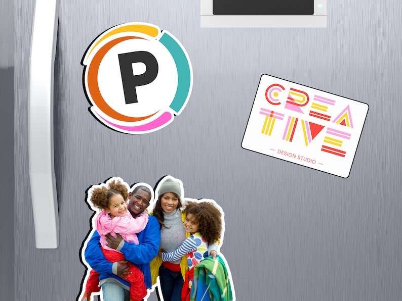 Client Gift - Custom Logo Magnet Custom Photo Magnet Custom Magnet Business Marketing Swag Employee Merch Personalized Business Magnet Office Decor