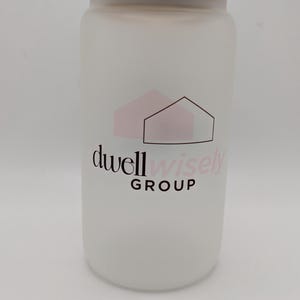 Copo de vidro fosco personalizado para café gelado - Ideia de brinde corporativo para pequenas empresas - Insira seu logotipo - Brindes corporativos - Marketing digital - Venda por atacado imagem 5