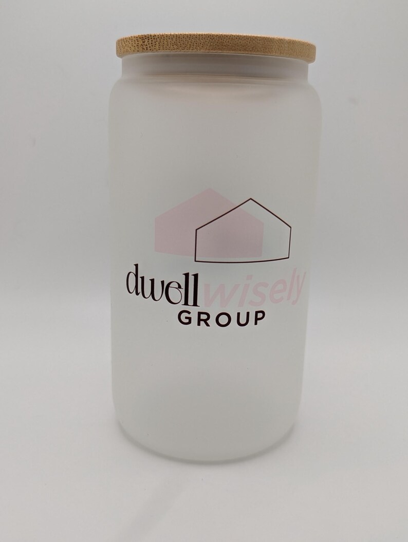 Copo de vidro fosco personalizado para café gelado - Ideia de brinde corporativo para pequenas empresas - Insira seu logotipo - Brindes corporativos - Marketing digital - Venda por atacado imagem 5