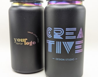 Custom Logo Tumbler Bulk Corporate Gift Laser Engraved Travel Mug Add Your Logo Marketing Item Employee Welcome Gift Personalized Cup Coffee