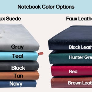 Personalized Notebook Custom Journal Engraved Leather Journal Personalized Employee Gift Journal with Name Office Gift Branded Product Gift Notebook Only